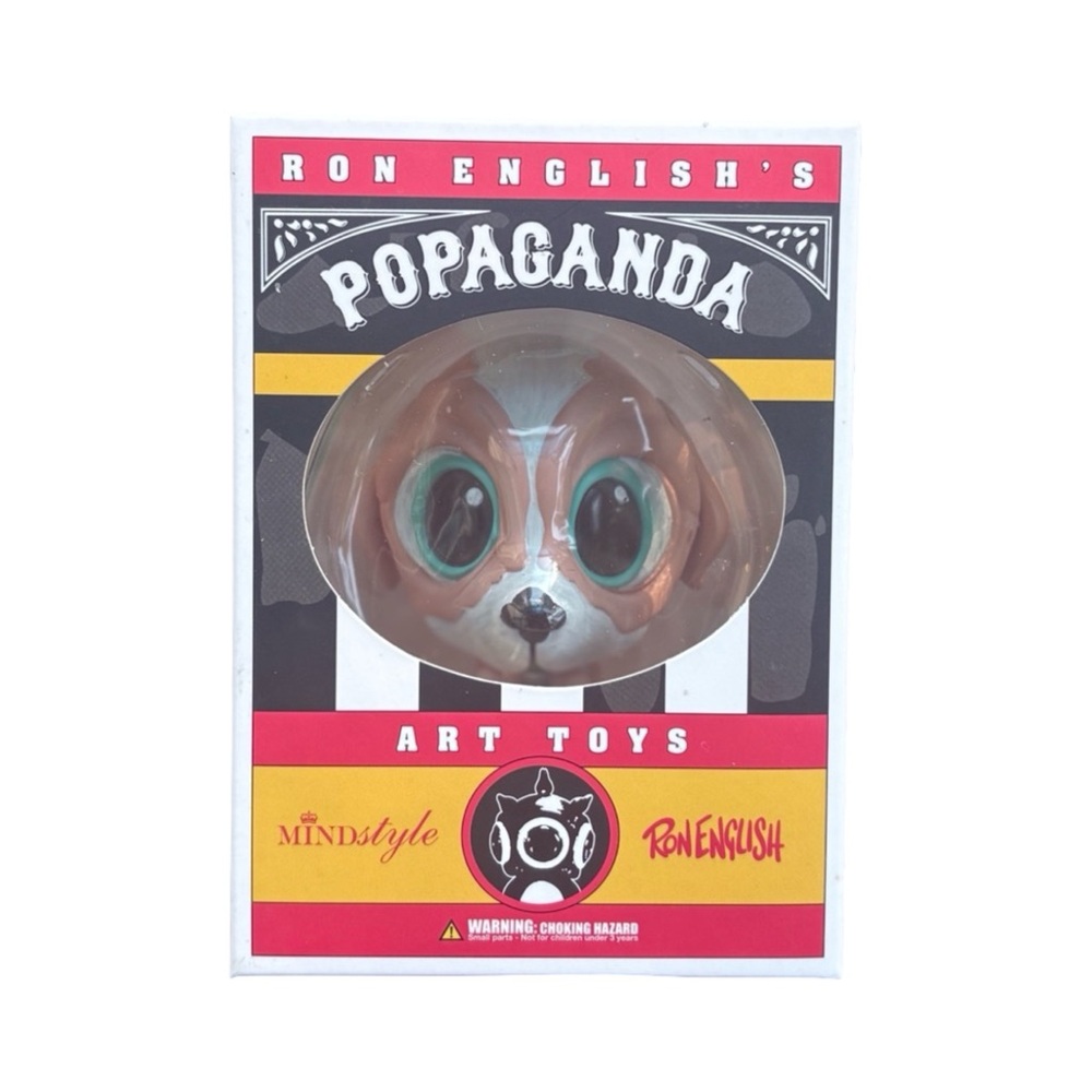 Ron English Popaganda Circus Sideshow Pink Gas Mask Grin Vinyl Art Toy